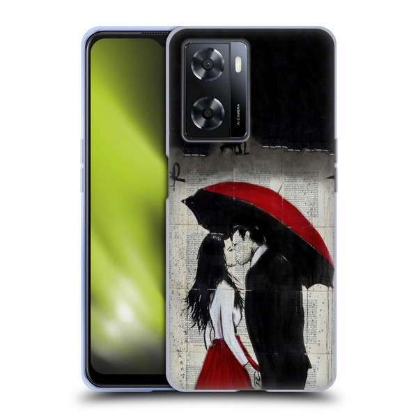LouiJoverArt Red Ink A New Kiss Soft Gel Case for OPPO A57s