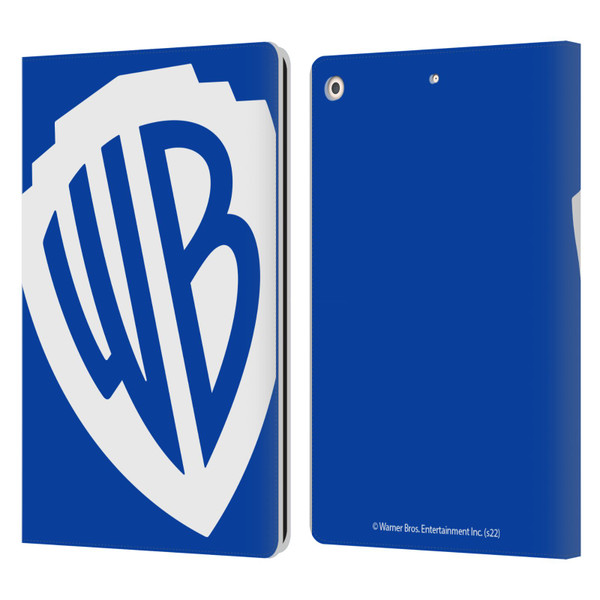 Warner Bros. Shield Logo Oversized Leather Book Wallet Case Cover For Apple iPad 10.2 2019/2020/2021