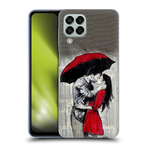 LouiJoverArt Red Ink A New Kiss 2 Soft Gel Case for Samsung Galaxy M33 (2022)