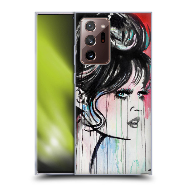 LouiJoverArt Red Ink God Created Woman Soft Gel Case for Samsung Galaxy Note20 Ultra / 5G