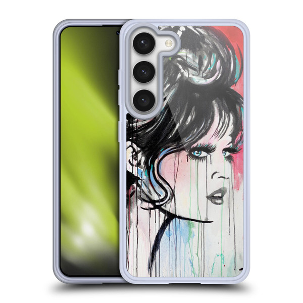 LouiJoverArt Red Ink God Created Woman Soft Gel Case for Samsung Galaxy S23 5G