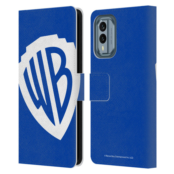 Warner Bros. Shield Logo Oversized Leather Book Wallet Case Cover For Nokia X30