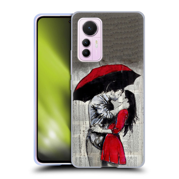 LouiJoverArt Red Ink A New Kiss 2 Soft Gel Case for Xiaomi 12 Lite
