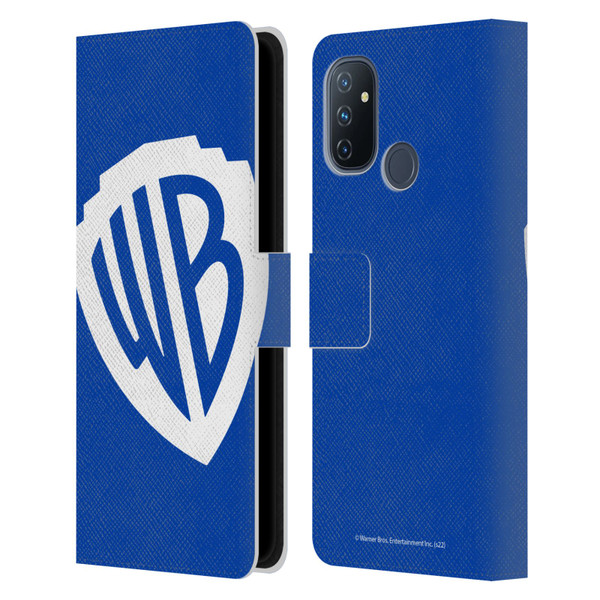 Warner Bros. Shield Logo Oversized Leather Book Wallet Case Cover For OnePlus Nord N100