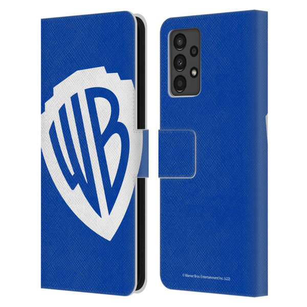 Warner Bros. Shield Logo Oversized Leather Book Wallet Case Cover For Samsung Galaxy A13 (2022)