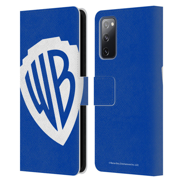 Warner Bros. Shield Logo Oversized Leather Book Wallet Case Cover For Samsung Galaxy S20 FE / 5G