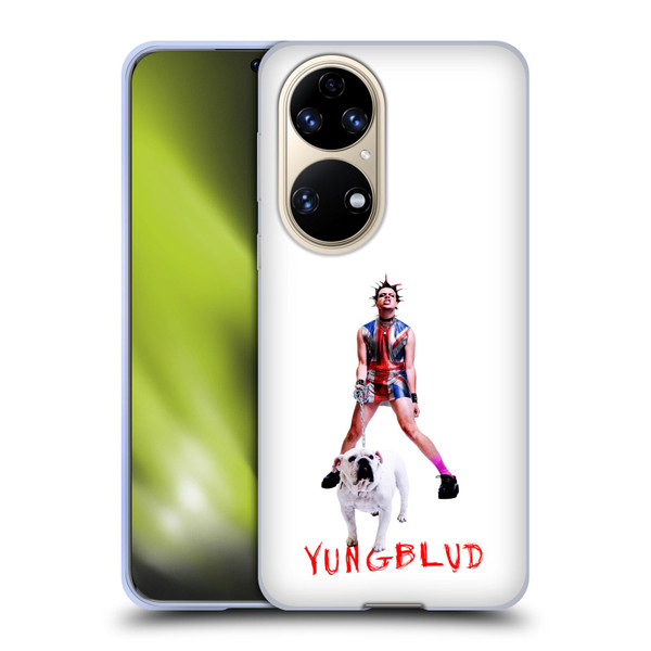 Yungblud Graphics Strawberry Lipstick Soft Gel Case for Huawei P50