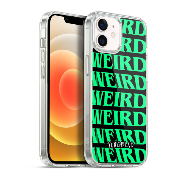 Yungblud Graphics Weird! Text Soft Gel Case for Apple iPhone 12 / iPhone 12 Pro & MagSafe