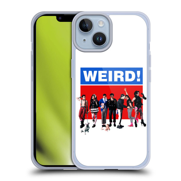 Yungblud Graphics Weird! Soft Gel Case for Apple iPhone 14