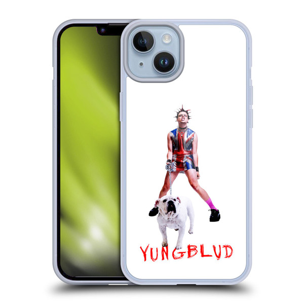 Yungblud Graphics Strawberry Lipstick Soft Gel Case for Apple iPhone 14 Plus