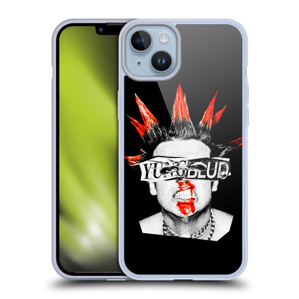 Yungblud Graphics Face Soft Gel Case for Apple iPhone 14 Plus