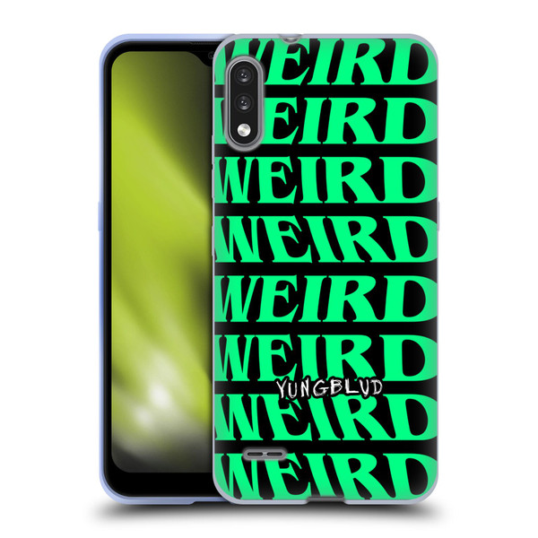 Yungblud Graphics Weird! Text Soft Gel Case for LG K22