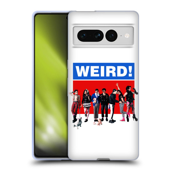 Yungblud Graphics Weird! Soft Gel Case for Google Pixel 7 Pro
