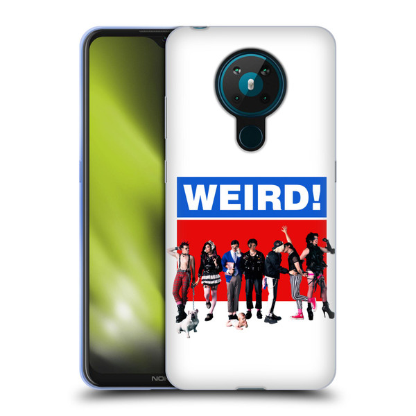 Yungblud Graphics Weird! Soft Gel Case for Nokia 5.3