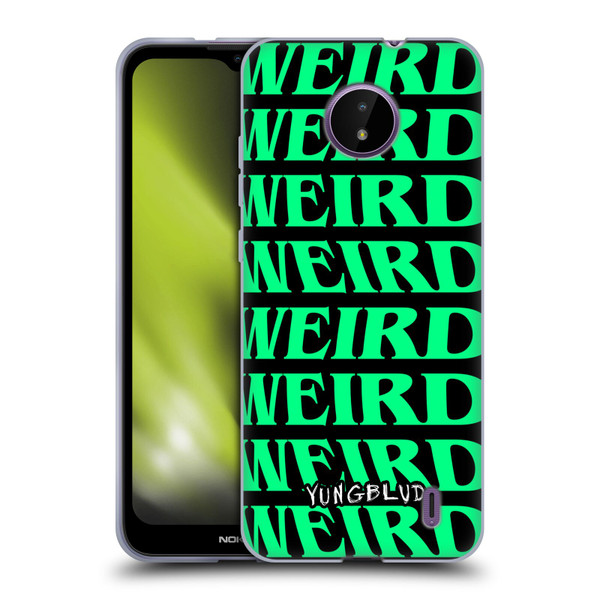 Yungblud Graphics Weird! Text Soft Gel Case for Nokia C10 / C20