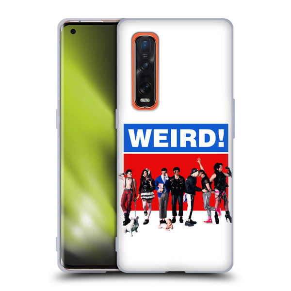Yungblud Graphics Weird! Soft Gel Case for OPPO Find X2 Pro 5G