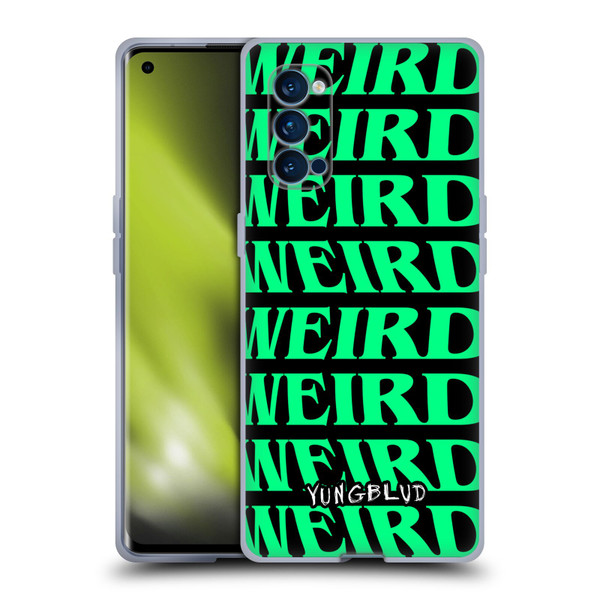 Yungblud Graphics Weird! Text Soft Gel Case for OPPO Reno 4 Pro 5G