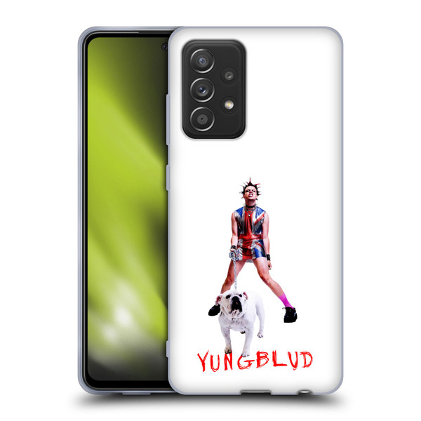 Yungblud Graphics Strawberry Lipstick Soft Gel Case for Samsung Galaxy A52 / A52s / 5G (2021)