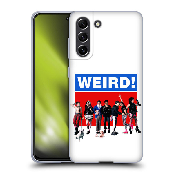 Yungblud Graphics Weird! Soft Gel Case for Samsung Galaxy S21 FE 5G