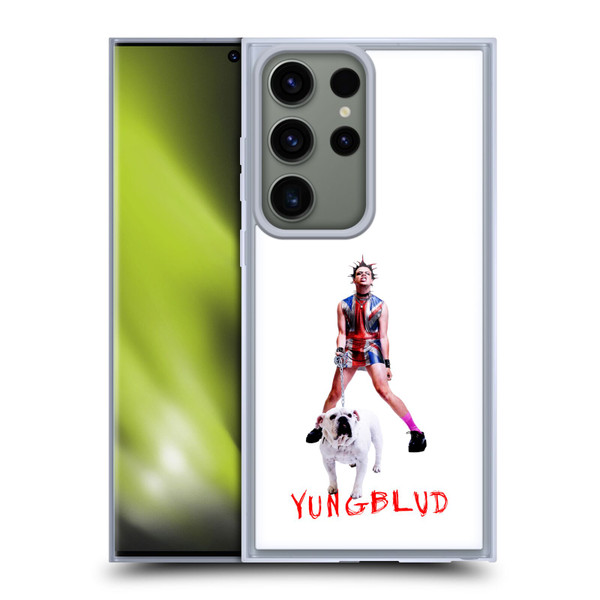 Yungblud Graphics Strawberry Lipstick Soft Gel Case for Samsung Galaxy S23 Ultra 5G