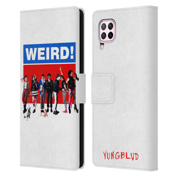 Yungblud Graphics Weird! Leather Book Wallet Case Cover For Huawei Nova 6 SE / P40 Lite