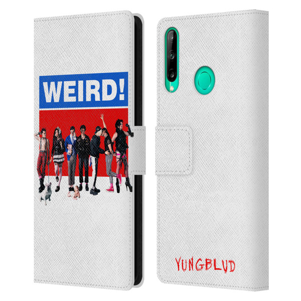 Yungblud Graphics Weird! Leather Book Wallet Case Cover For Huawei P40 lite E