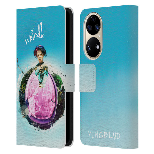 Yungblud Graphics Weird! 2 Leather Book Wallet Case Cover For Huawei P50