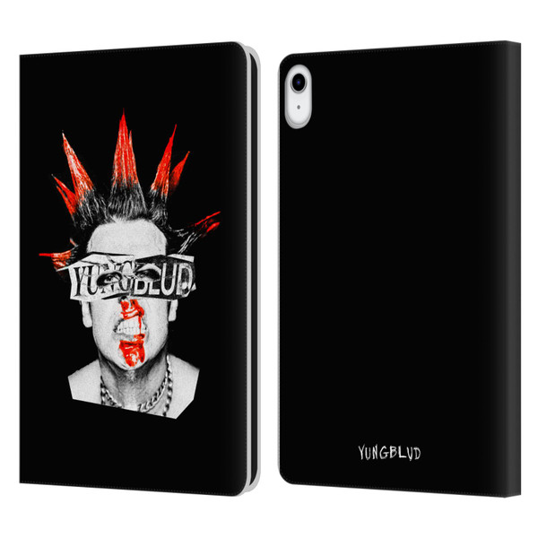 Yungblud Graphics Face Leather Book Wallet Case Cover For Apple iPad 10.9 (2022)