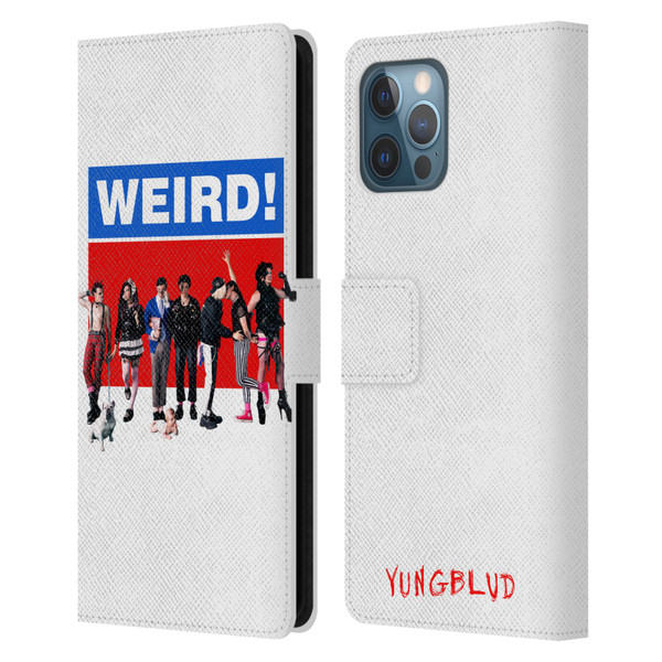 Yungblud Graphics Weird! Leather Book Wallet Case Cover For Apple iPhone 12 Pro Max