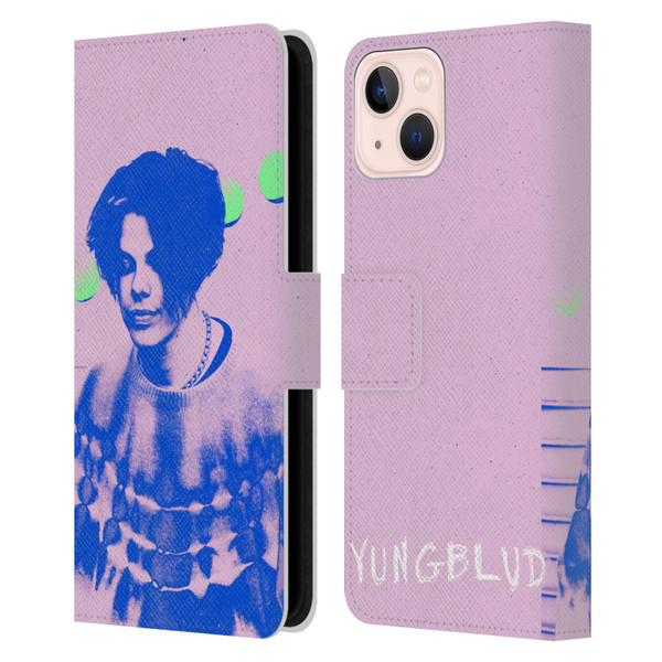 Yungblud Graphics Photo Leather Book Wallet Case Cover For Apple iPhone 13