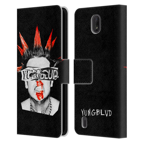 Yungblud Graphics Face Leather Book Wallet Case Cover For Nokia C01 Plus/C1 2nd Edition