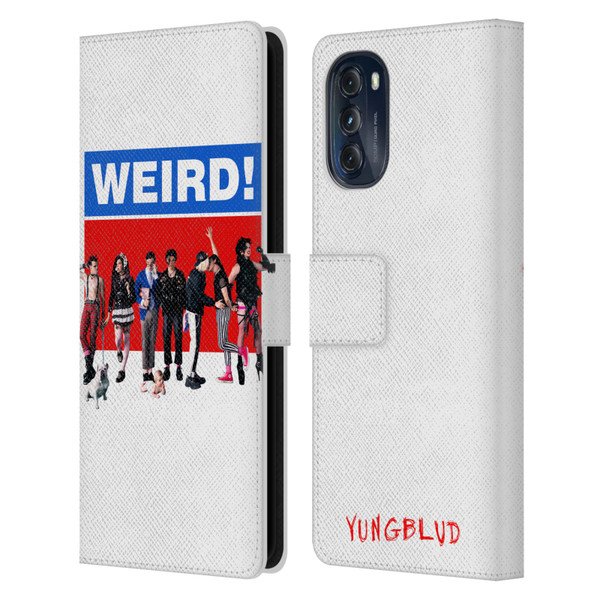 Yungblud Graphics Weird! Leather Book Wallet Case Cover For Motorola Moto G (2022)