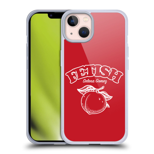 Selena Gomez Key Art Fetish Peach Mono Soft Gel Case for Apple iPhone 13