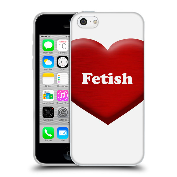 Selena Gomez Key Art Fetish Heart Soft Gel Case for Apple iPhone 5c
