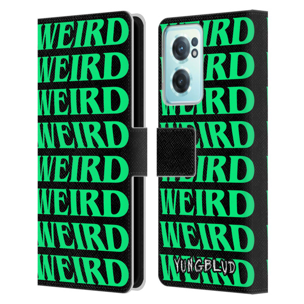 Yungblud Graphics Weird! Text Leather Book Wallet Case Cover For OnePlus Nord CE 2 5G