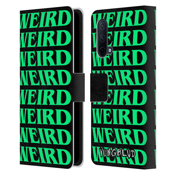 Yungblud Graphics Weird! Text Leather Book Wallet Case Cover For OnePlus Nord CE 5G