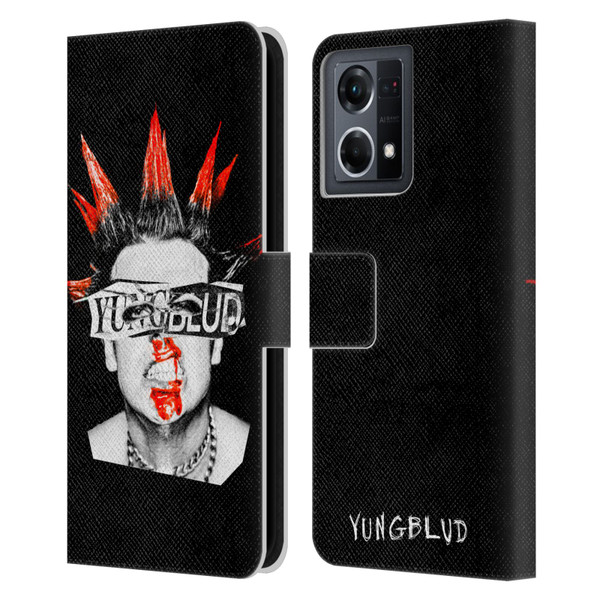 Yungblud Graphics Face Leather Book Wallet Case Cover For OPPO Reno8 4G