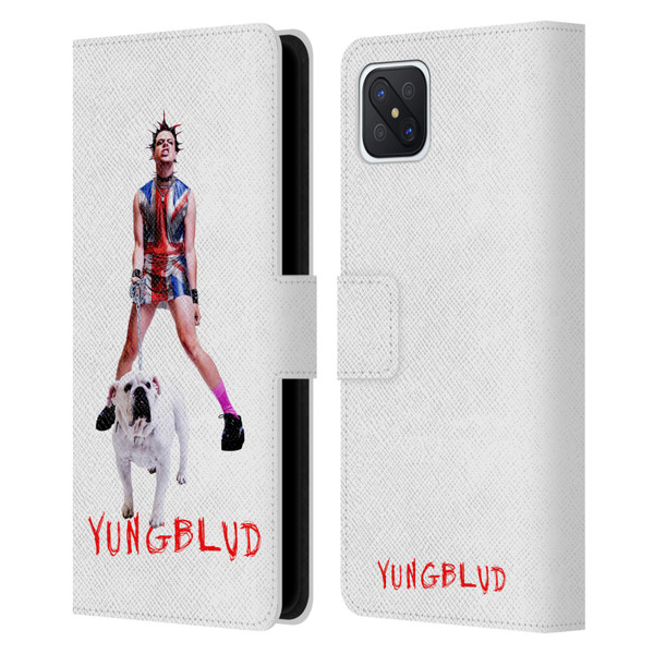 Yungblud Graphics Strawberry Lipstick Leather Book Wallet Case Cover For OPPO Reno4 Z 5G