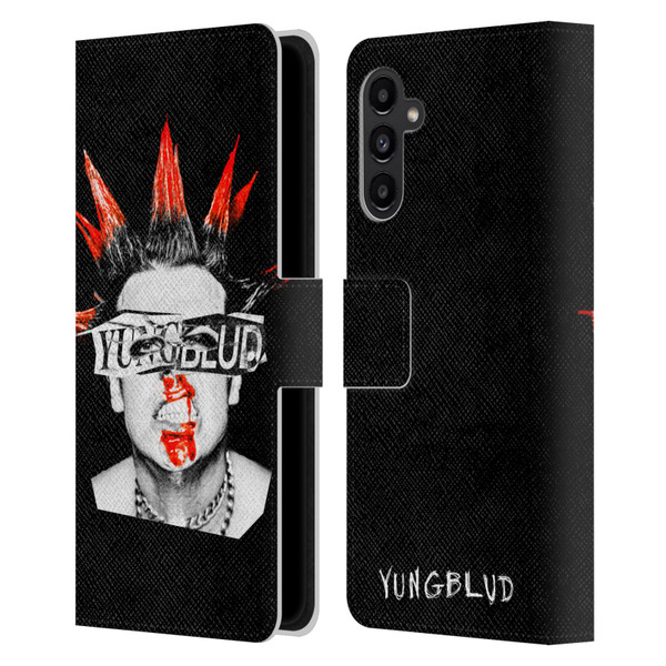Yungblud Graphics Face Leather Book Wallet Case Cover For Samsung Galaxy A13 5G (2021)