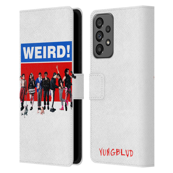 Yungblud Graphics Weird! Leather Book Wallet Case Cover For Samsung Galaxy A73 5G (2022)