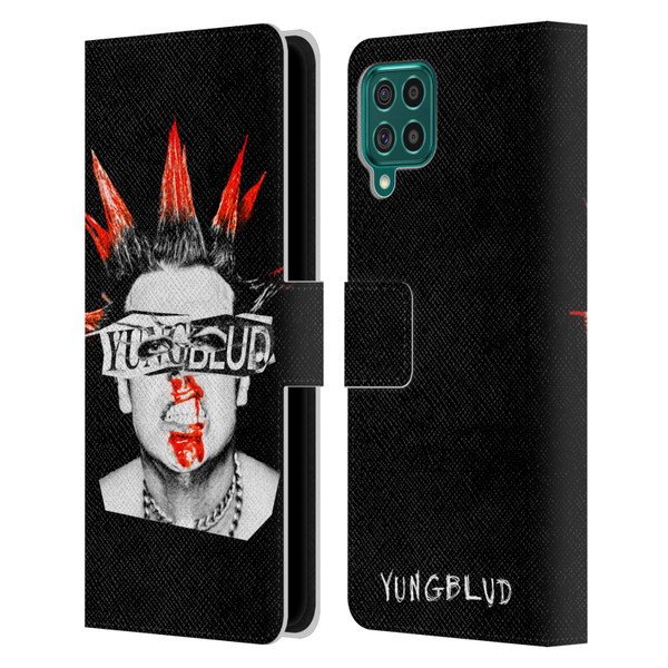 Yungblud Graphics Face Leather Book Wallet Case Cover For Samsung Galaxy F62 (2021)