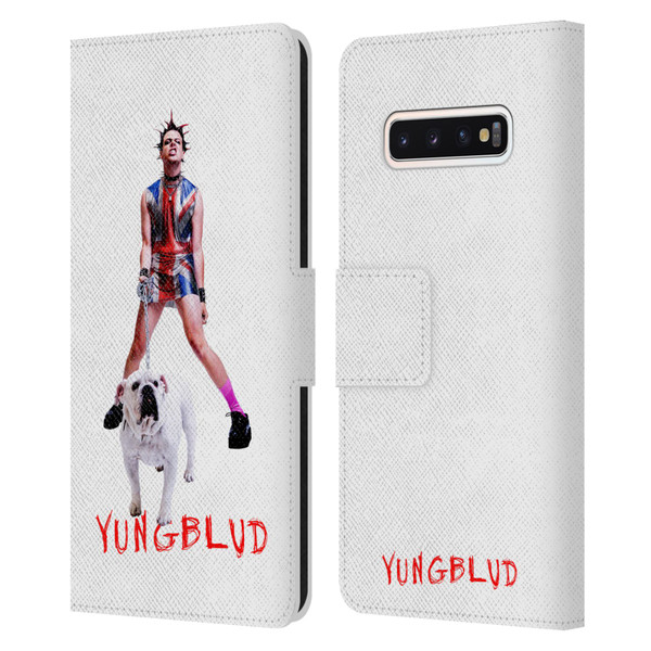 Yungblud Graphics Strawberry Lipstick Leather Book Wallet Case Cover For Samsung Galaxy S10