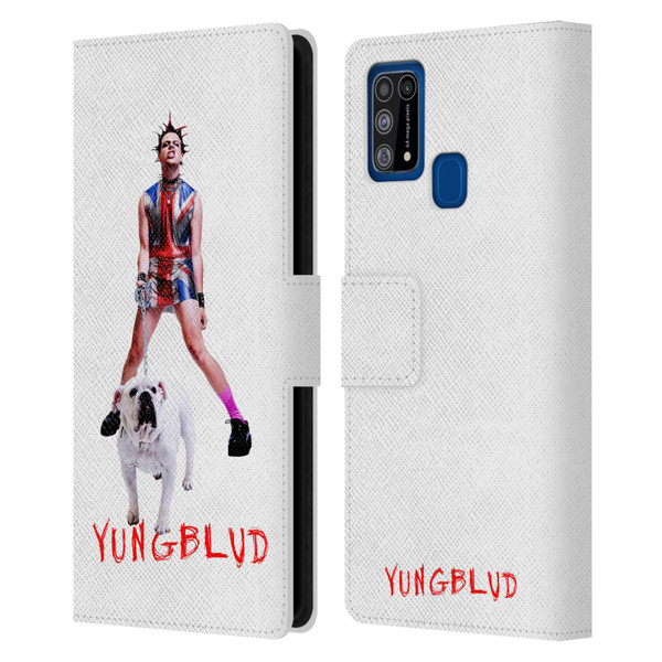 Yungblud Graphics Strawberry Lipstick Leather Book Wallet Case Cover For Samsung Galaxy M31 (2020)