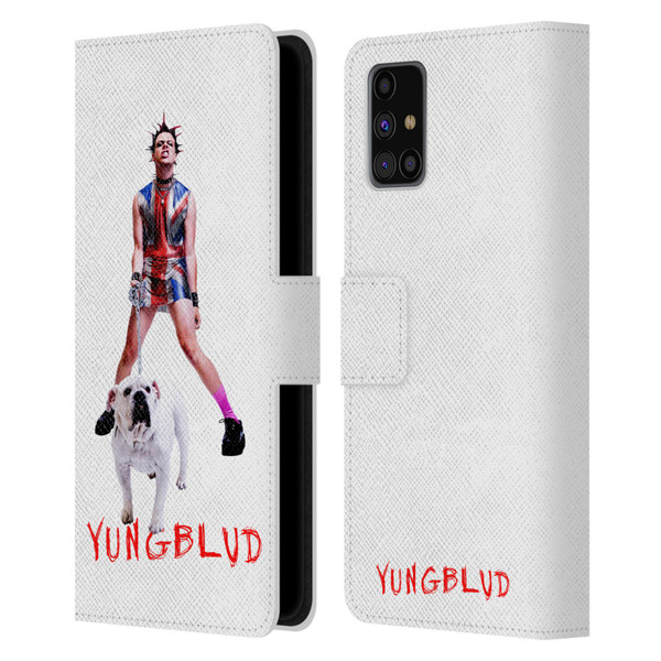 Yungblud Graphics Strawberry Lipstick Leather Book Wallet Case Cover For Samsung Galaxy M31s (2020)