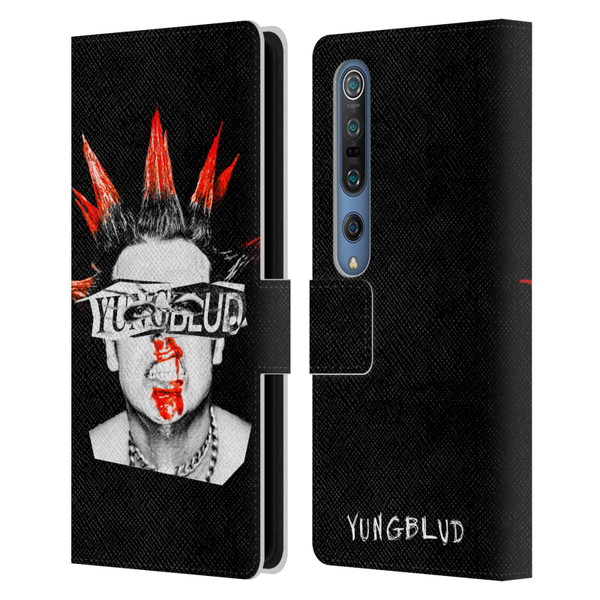 Yungblud Graphics Face Leather Book Wallet Case Cover For Xiaomi Mi 10 5G / Mi 10 Pro 5G