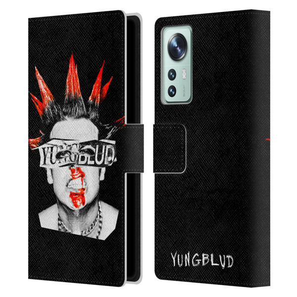 Yungblud Graphics Face Leather Book Wallet Case Cover For Xiaomi 12