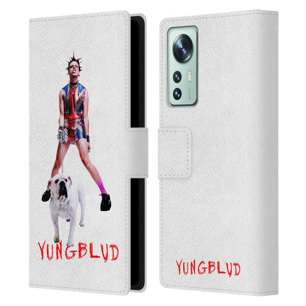 Yungblud Graphics Strawberry Lipstick Leather Book Wallet Case Cover For Xiaomi 12