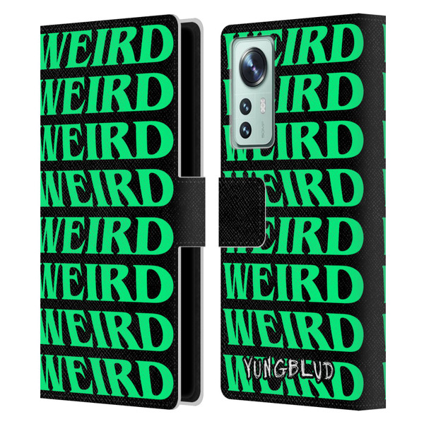 Yungblud Graphics Weird! Text Leather Book Wallet Case Cover For Xiaomi 12