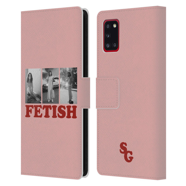 Selena Gomez Fetish Black & White Album Photos Leather Book Wallet Case Cover For Samsung Galaxy A31 (2020)