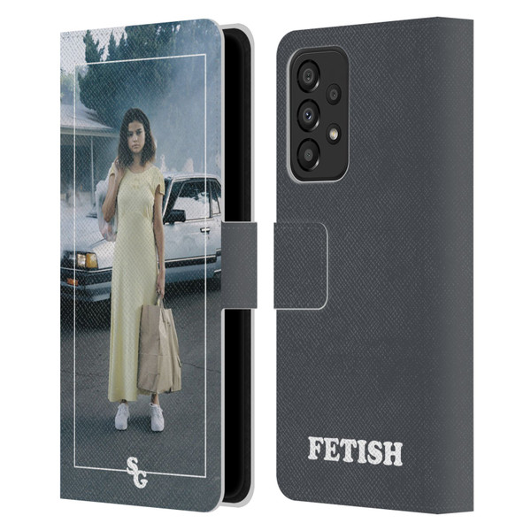 Selena Gomez Fetish Album Cover Leather Book Wallet Case Cover For Samsung Galaxy A33 5G (2022)